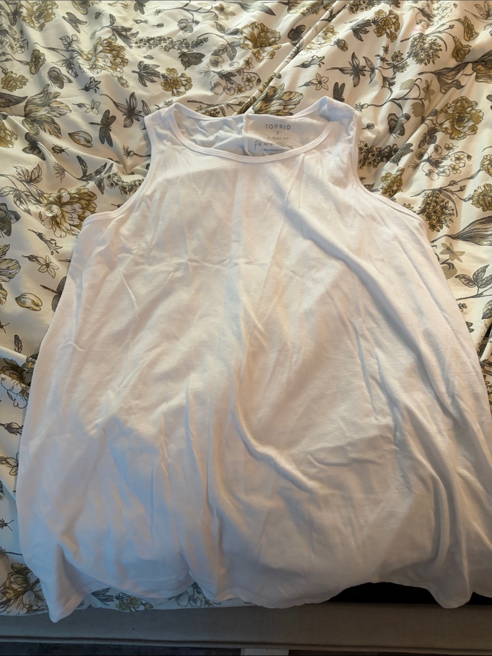 torrid White Tank Top - Sleeveless Layering Tee